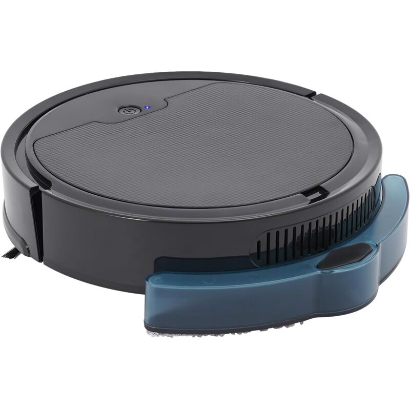 Saugroboter Roboterstaubsauger, Saugroboter mit Wischfunktion 3 in 1, 1100Pa Staubsaugerroboter mit 2 Arten Reinigungsmodus für Tierhaare, Teppich,