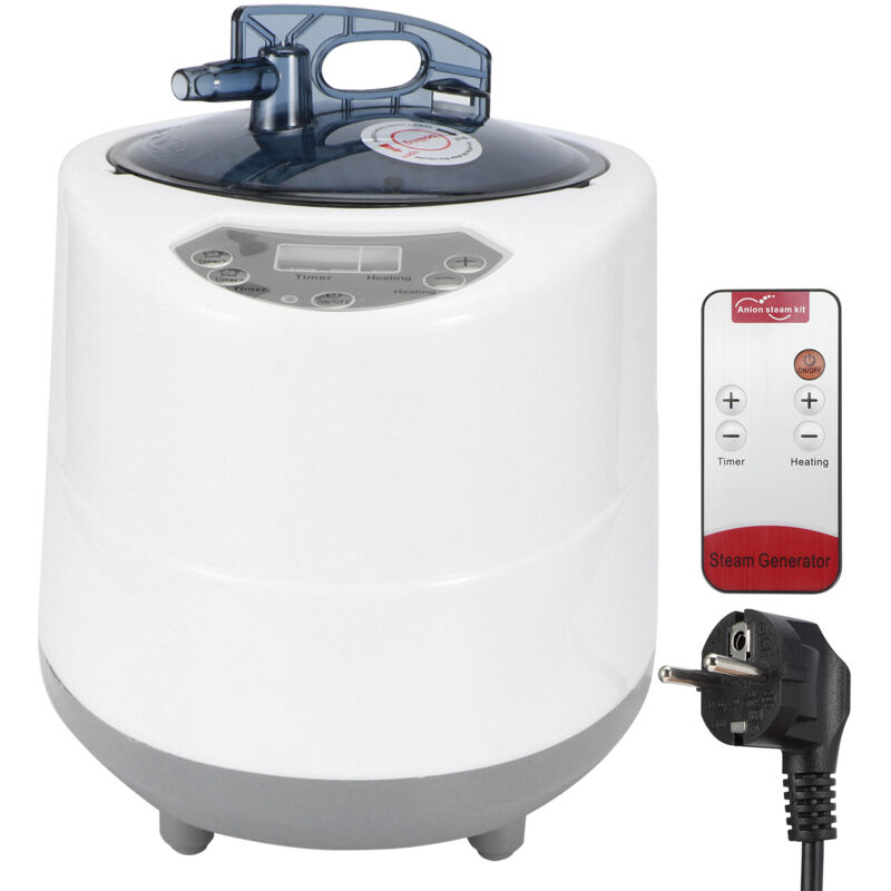 Sauna-Dampfgenerator, tragbarer Sauna-Generator 2,8 l 1500 W mit Fernbedienung, für Heimdampftherapie, Körpertherapie, Spa-Zelt, Begasungsgerät.