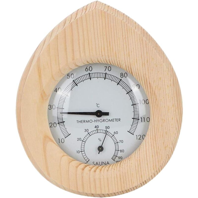 Sauna-Hygrothermograph, Innentemperatur- und Feuchtigkeitstester, Messwerkzeug für Sauna, Badezimmer und Inkubatoren