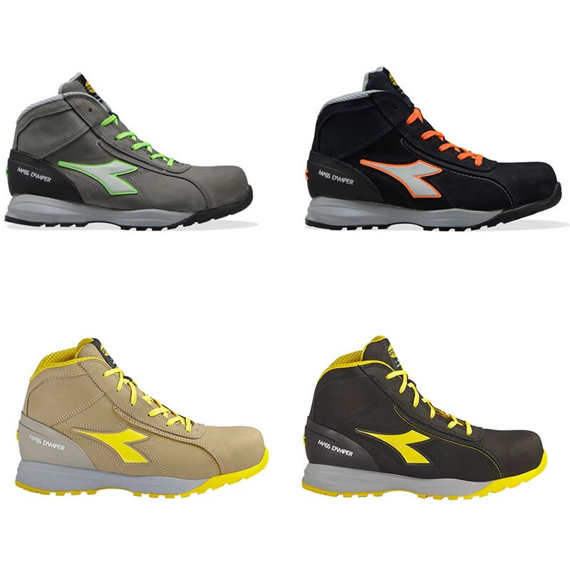 Diadora Glove MDS MID S3 HRO SRC Hohe Sicherheitsschuhe - Blu notte - 42 EU