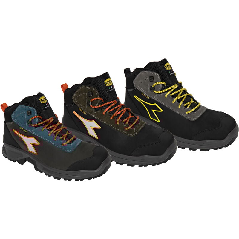 Diadora Cross Sport Diatex Mid S3 WR CI SRC Arbeitsschuhe - 43 EU - Grau