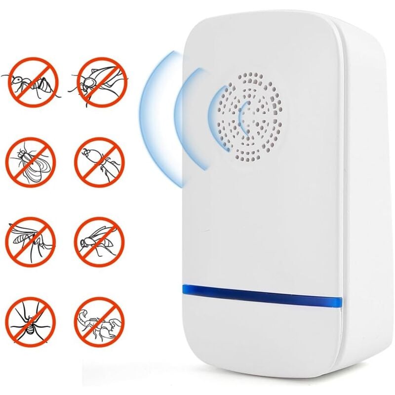 Schädlingsvertreiber, Mücken, Mäuse, Ratten, Nagetiere, elektronische Steuerung, Ultraschall-Abwehrmittel für den Innenbereich, für Küche,