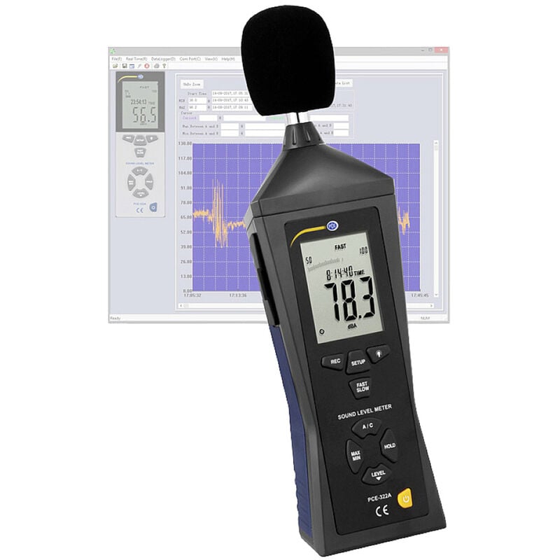 Pce Instruments - PCE-322A PCE-322A Schallpegel-Datenlogger