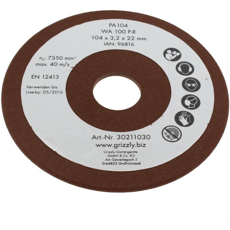 Schärfscheibe für Motorsäge Florabest