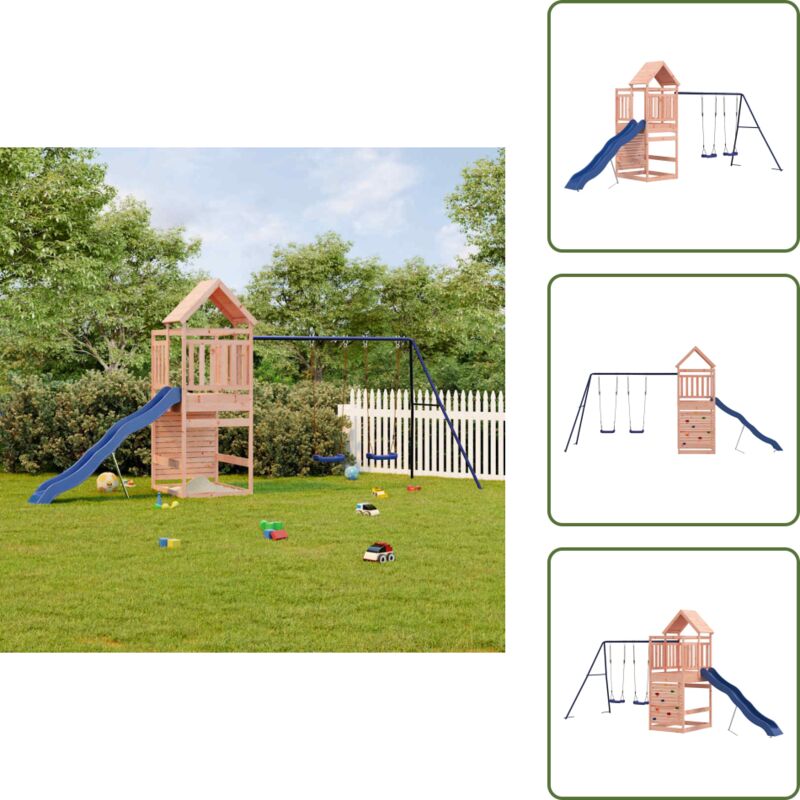 Spielturm Massivholz Douglasie - Holzspielgeräte - Spielturm - Douglasienholz - Gartenmöbel - Outdoorspiele