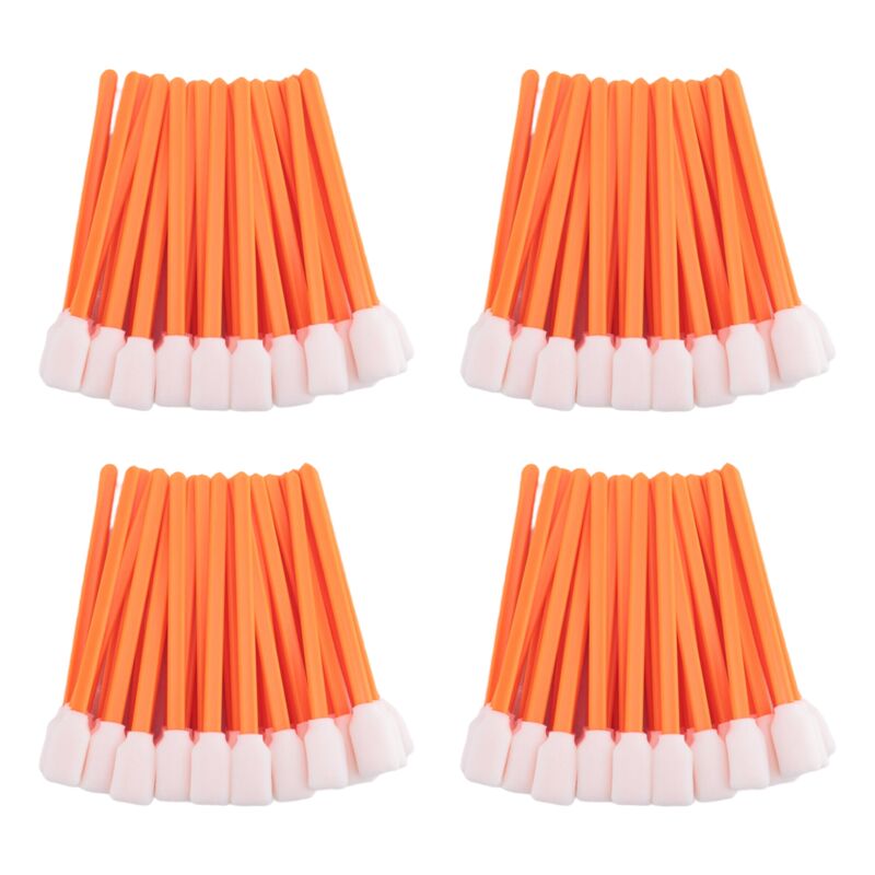 200 StüCk Schaumstofftupfer-Sticks Reinraum-Detailing-Tupfer-Schwamm-Sticks für Tintenstrahldrucker, Optische Instrumente, Kamerasensoren