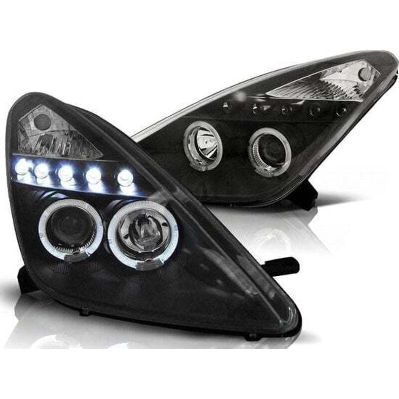 Viking Choice - Scheinwerfer Dual Halo Felgen toyota celica T230 99-05 angel eyes schwarz