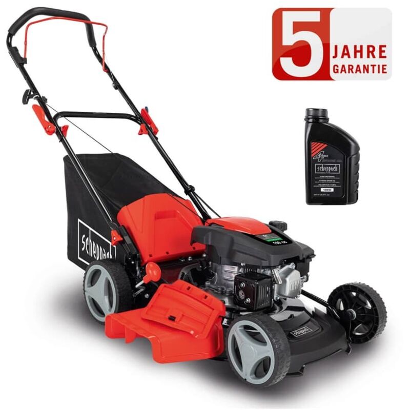 Scheppach - Benzin Rasenmäher MP150-46 5IN1 3,5 ps Schnittbreite 46 cm 55L