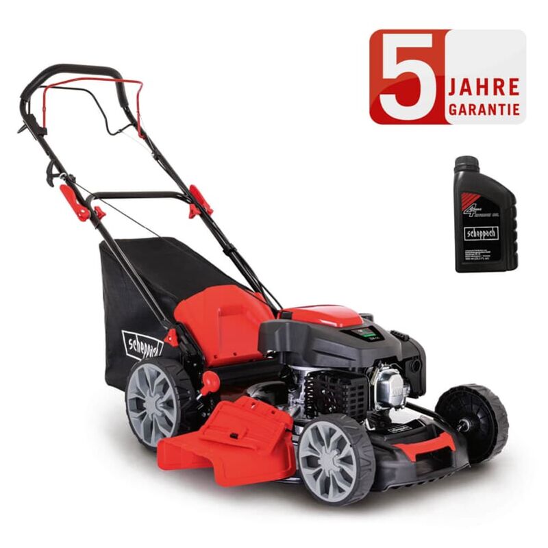 Scheppach Benzin Rasenmäher MS225-56 6PS 6IN1 Schnittbreite 56cm + 0,6 L Öl