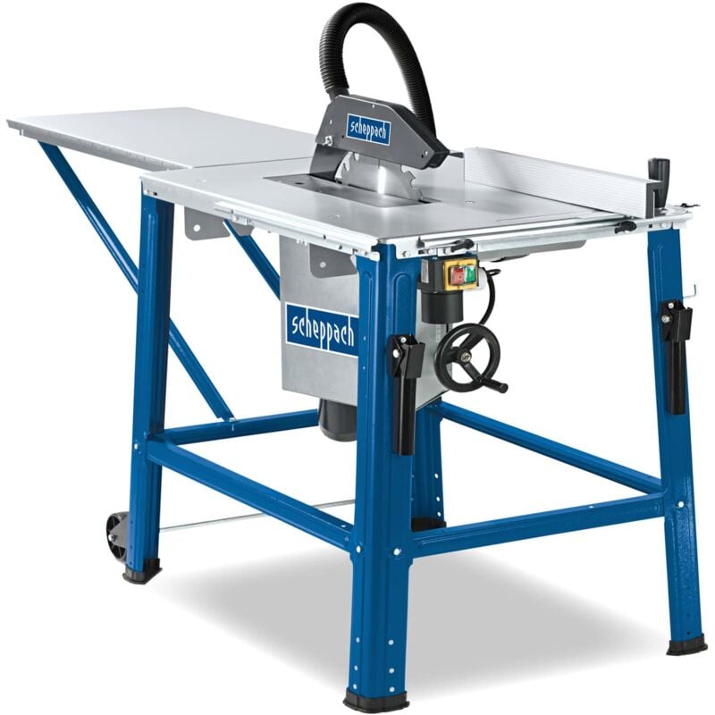 Tischkreissäge HS120o 230V Scheppach - 83mm Schnitthöhe mit Fahrvorrichtung & Tischverlängerung