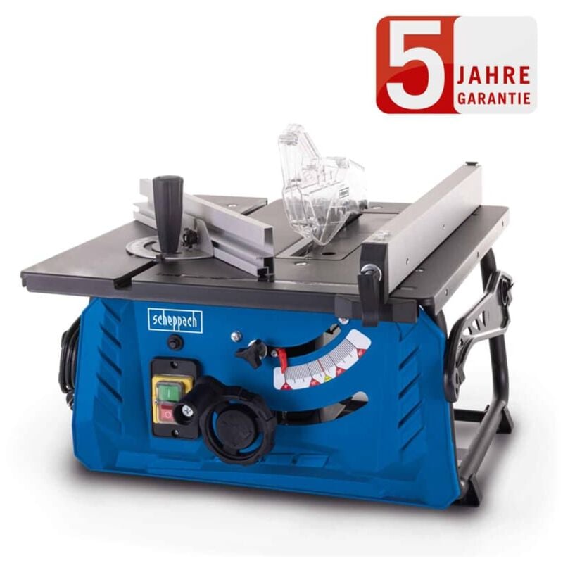 Scheppach - Tischkreissäge HS210 1500W 230V Sägeblatt-Ø210mm Schnitthöhe 70mm