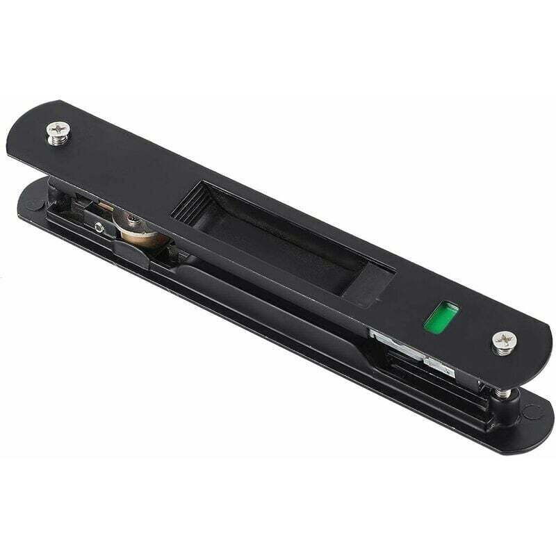 Schiebe-Erker-Schloss – modernes bewegliches Tür-Fenster-Hakenschloss, einfaches doppelseitiges Schloss für Zuhause, Schiebe-Erker-Fenster-Schloss