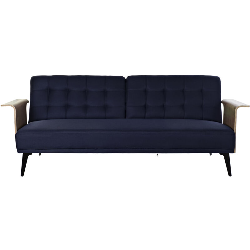 Sofa Bett Eukalyptus Metalptus Metall 203x87x81 Blau Eukalyptus Material Metall Polyester Multikolor -Farbfamilienfamilie Sofas und Chaiongue Details
