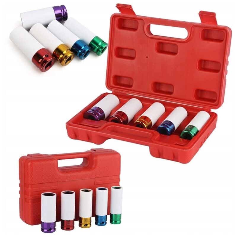 Schlageinsätze für Felgen 1/2' 15,17,19,21,22mm