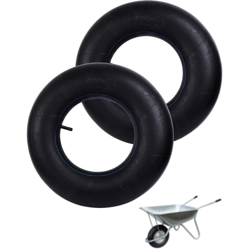 Schlauch f체r Schubkarre Reifen mit Schlauch 4.80/4.00-8 mit abgewinkeltem Ventilschaft Kleiner Reifen Geeignet f체r Anh채nger Einrad Rasenm채her Wagen