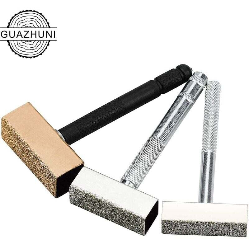 Schleifscheiben-Glätteisen-Abrichtwerkzeug Guazhuni Diamant-Schleifscheibenrad (3er-Set)