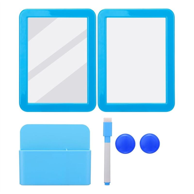 Schließfach-Zubehörset für Mädchen, Schulbedarf für den Schulanfang, magnetischer Whiteboard-Spiegel, trocken abwischbarer Markerhalter und Zubehör, c