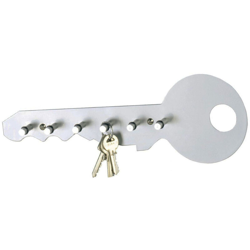 Zeller - Schlüsselbord Schlüsselbrett Schlüsselhalter Schlüsselleiste Schlüssel mit Haken