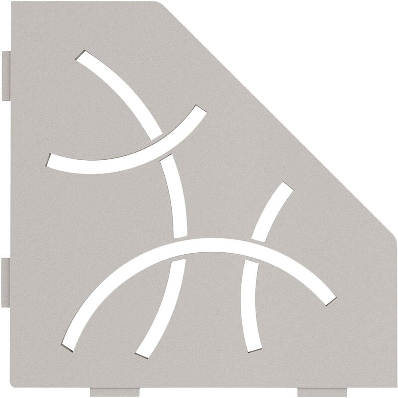 Schluter - Schlüter SES2D6TSBG-E-S2 Ablage Curve 75x195x195x75mm Beigegrau