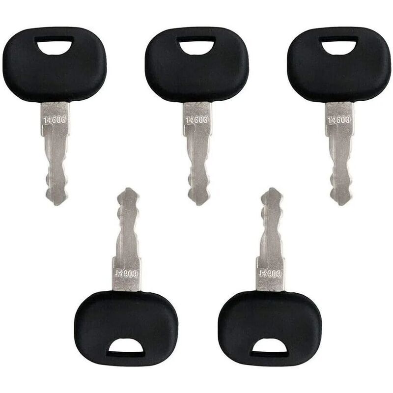 Schlüssel 14603 10 Stück Ersatz-Zündschlüssel passend für Fendt, Claas, Liebherr, Zetteleyer, Deutz, Manitou, New Holland, Bagger, Lader usw