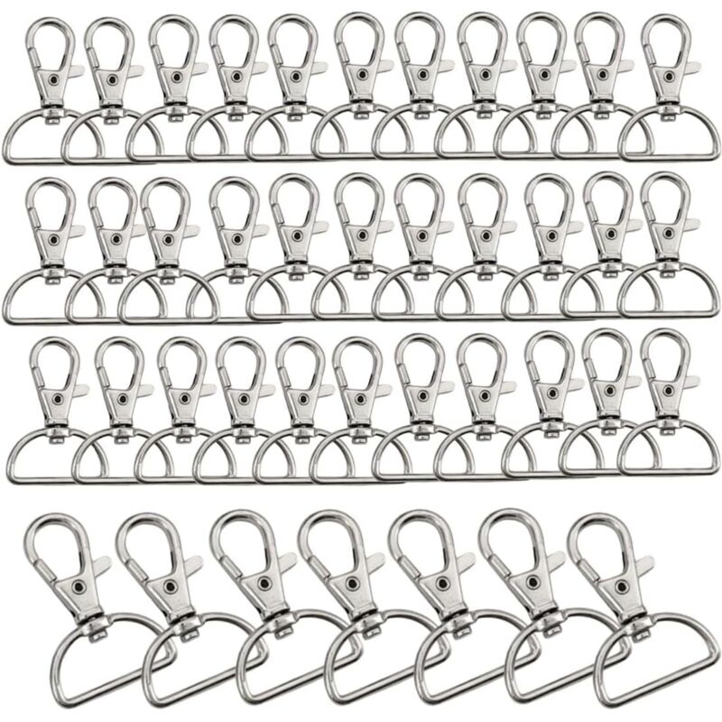 Bluedeer - Schlüsselanhänger Mit Karabiner - Ringe - Schlüsselringe Set,20 Stück Premium Schlüsselanhänger Ringe,schlüsselringe,für Schlüsselanhänger