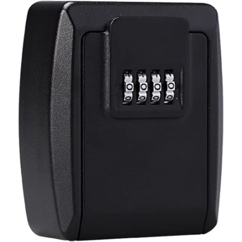 Gotrays - Schlüsselkasten mit 4-stelliger Kombination zur Wandmontage, sichere Aufbewahrungsbox für Büro, Haus, Garage, Schule, Ersatzhausschlüssel,
