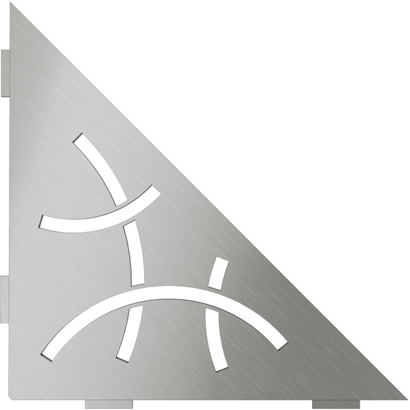 Schluter - Schlüter SES1D6EB-S1 Ablage Curve 210x210mm Edelstahl gebürstet