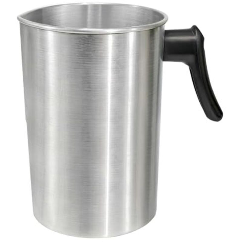 Schmelztiegel, 4 Pfund schwerer Wachsschmelzer aus Metall mit hitzebeständigem Griff, tropffreier Ausgießer zur Herstellung von Süßigkeiten, zum