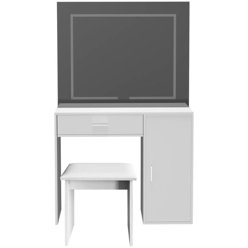 Home Deluxe - Schminktisch mit Spiegel und LED-Beleuchtung imani Schminktisch Frisiertisch Spiegel Kosmetiktisch