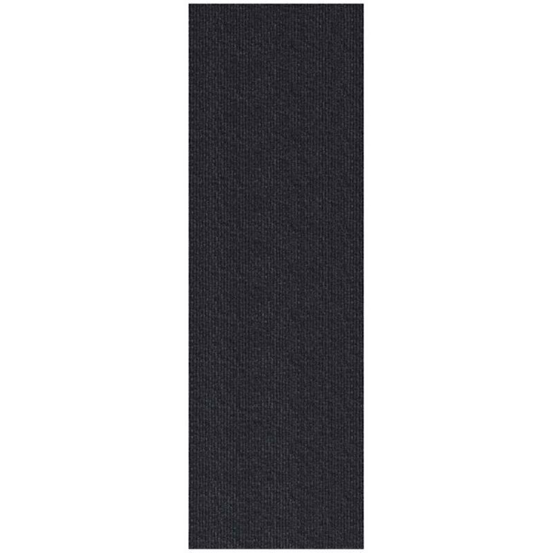 Teppichläufer Anthrazit 80 x 400 cm Stoff vidaXL