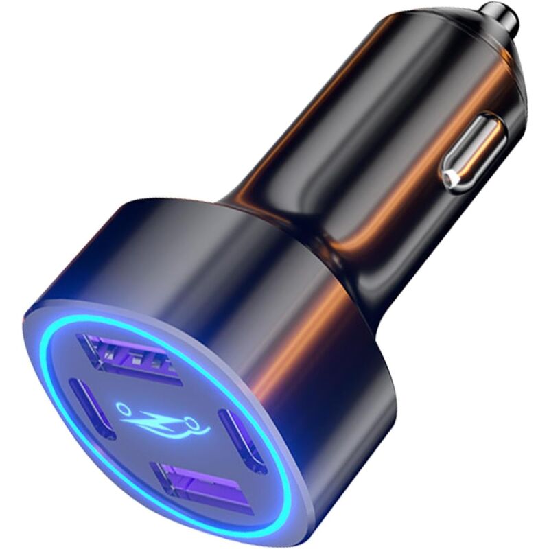 Schnellladeadapter Auto - 100W Auto USB Ladegerät PD - Schnellladung QC3.0 USB Typ C, Ladeadapter für Laptops, Tablets