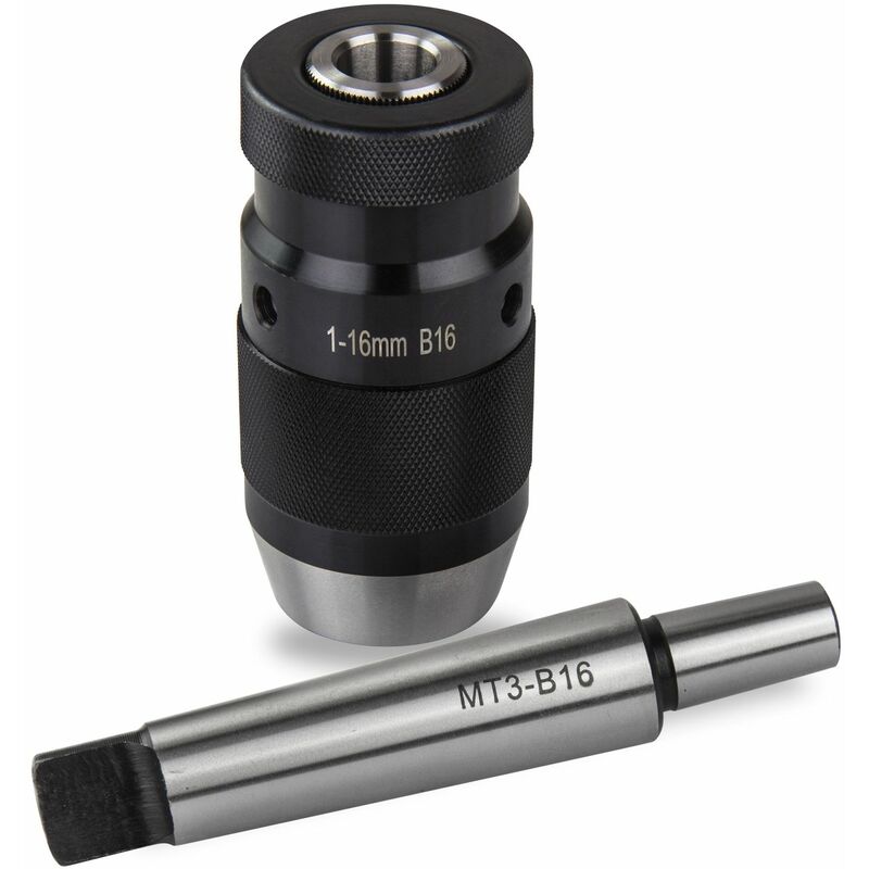 Schnellspannbohrfutter 16 mm MK3 Schnell Spann Bohrfutter Spannfutter Morsekegel
