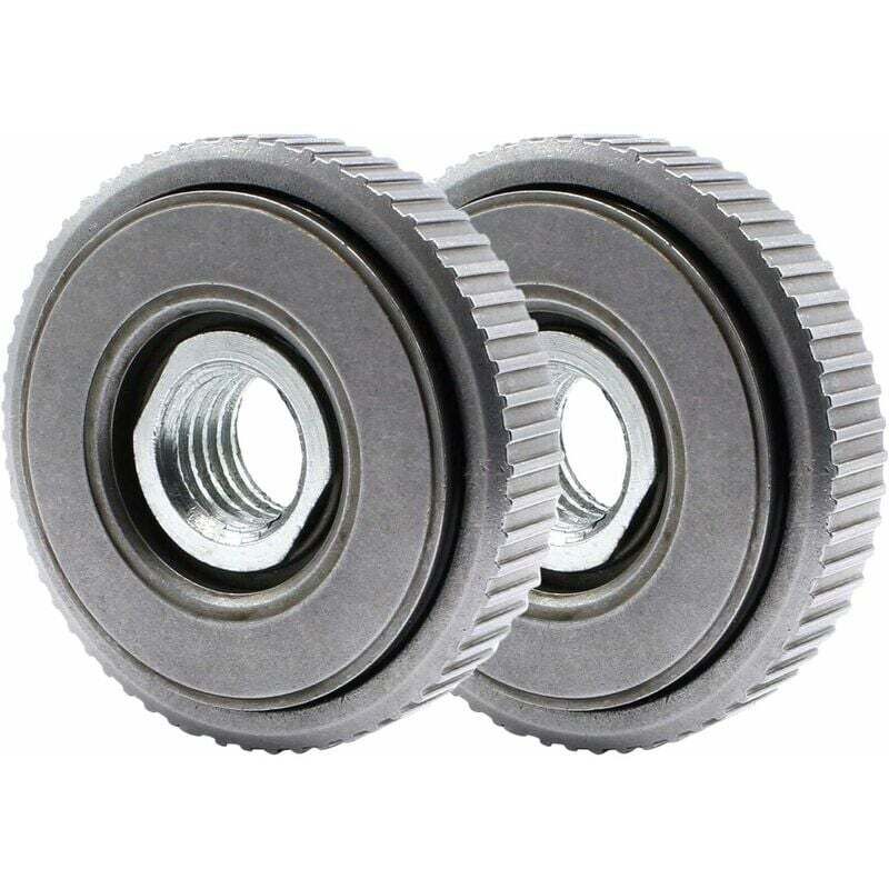 Schnellspannklemme/Schnellverschlussmutter M14 für alle Winkelschleifer, 1/2-teilig für Winkelschleifer – Zubehör zum schnellen Befestigen und Lösen