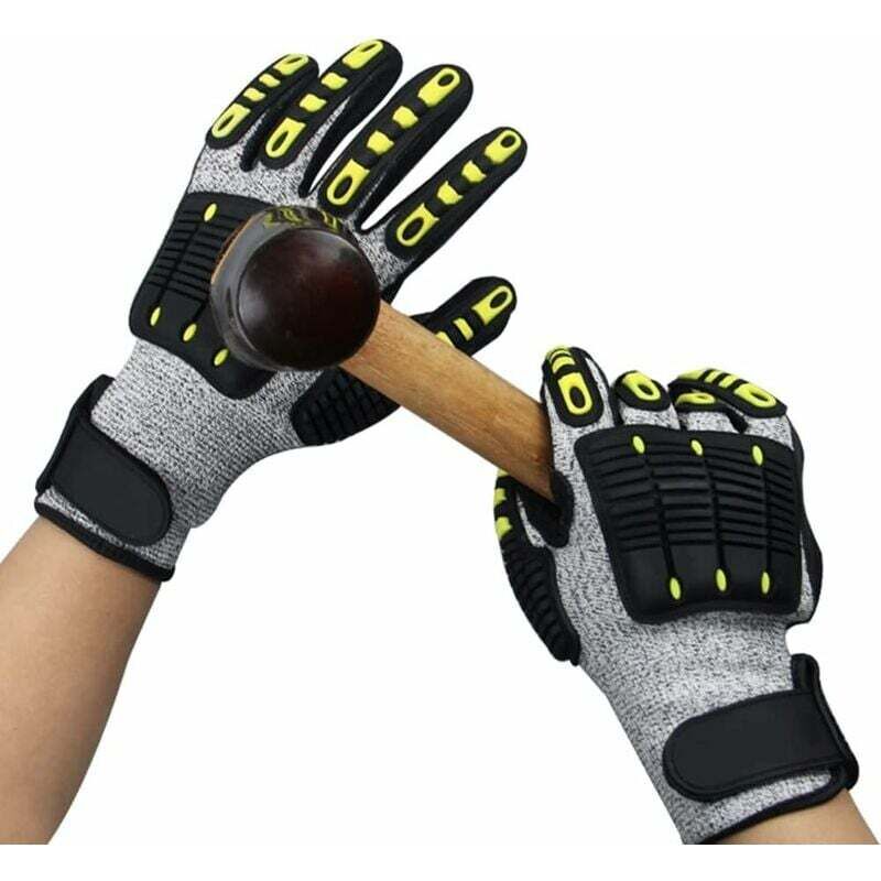 Linghhang - Schnittfeste Handschuhe der Stufe 5, schnitt- und schlagfeste Handschuhe, abrieb-, schnitt-, stich- und reißfest, ausgezeichnete