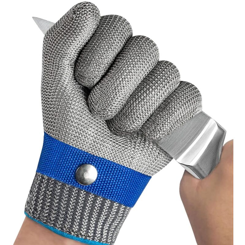 Schnittfeste Handschuhe, Arbeitshandschuhe, Hochleistungsschutz, Stufe 5, Küchenschutzhandschuh zum Schneiden von Fleisch, Fischfilet, Mandoline,