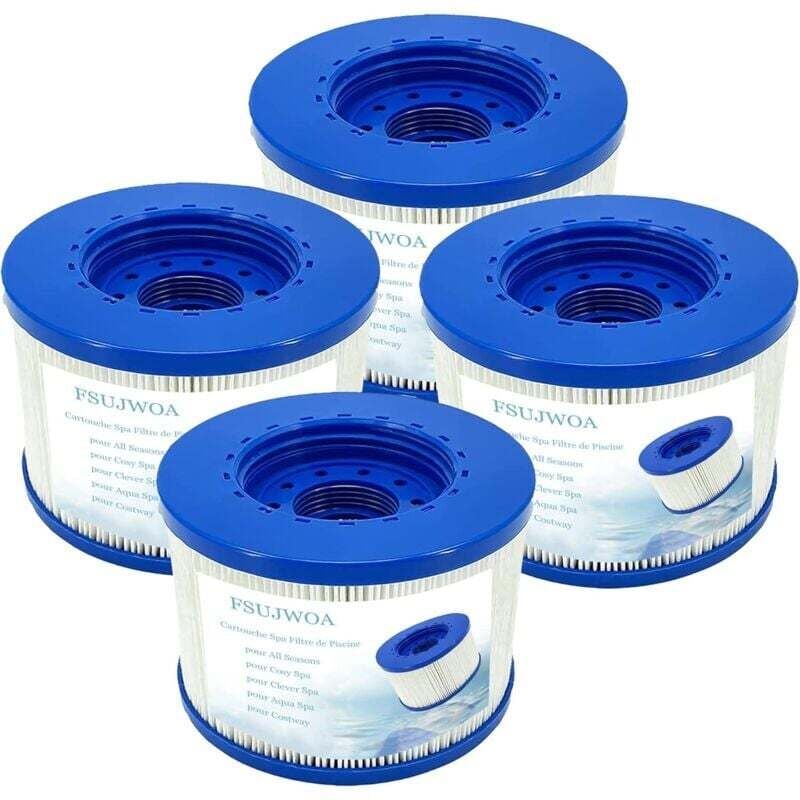 Schraubbarer Spa-Filter, 60 mm aufblasbarer Schraub-Spa-Filter für Lumix Poolfilterkartusche für Infinite Spa Filterzubehör, für Clever Spa Filter (4