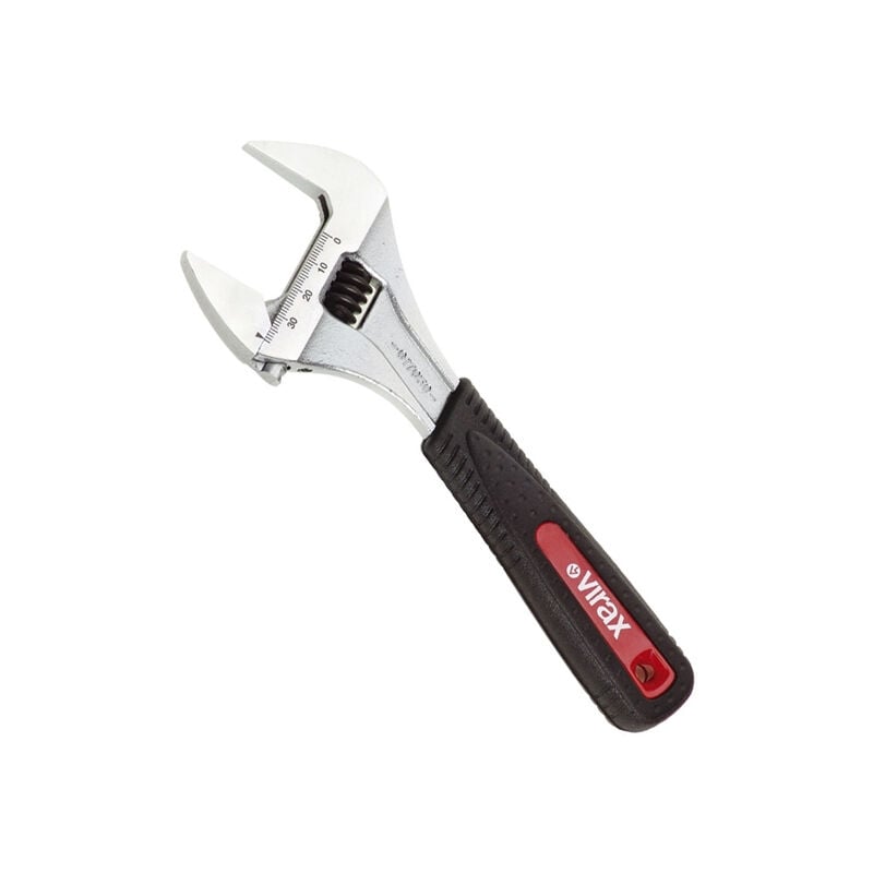 Rollgabelschlüssel extra breite Öffnung mit feinen Backen VIRAX 175 mm - 017047