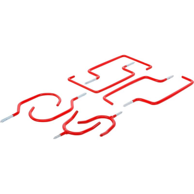 Wand- und Decken-Schraubhaken-Sortiment 8-tlg.