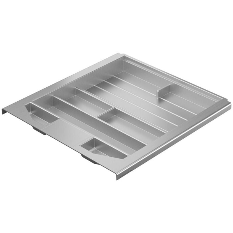Systema Top 2000 Schubladen Organizer Büro 392x510mm - Schubladeneinsatz Büro Stiftablage - stauraumoptimiert, Kunststoff silber - Hettich