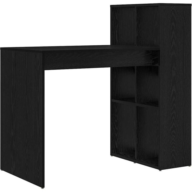 Vidaxl - Tisch Schwarze Eiche 108 x 55 x 103,5 cm Holzwerkstoff