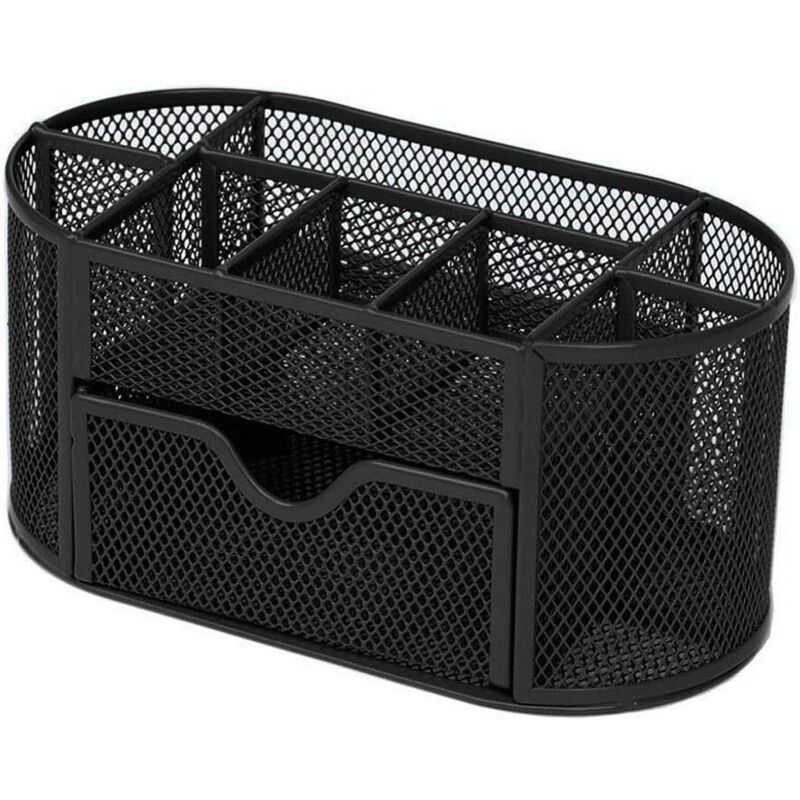 Schreibtisch-Organizer aus Netzgewebe mit Schubladen, multifunktional, geeignet zur Aufbewahrung von Schreibwaren, für die Organisation von Schule