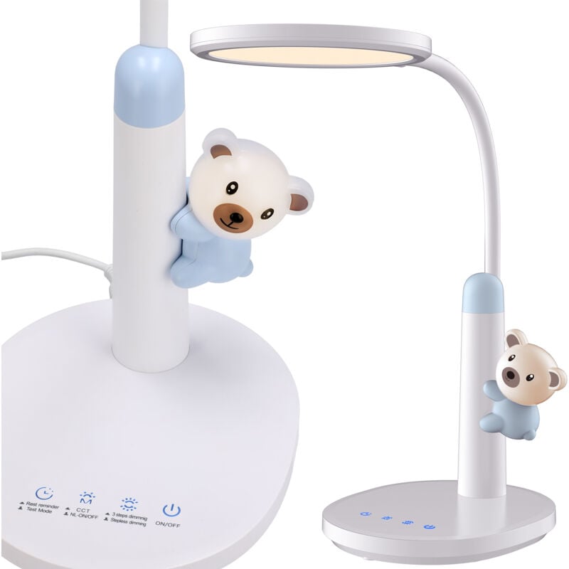 SCHREIBTISCHLAMPE für Kinder, LED-Schreibtischlampe für die Schule