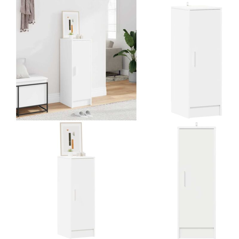 Vidaxl - Schuhschrank Weiß 32x35x92 cm Holzwerkstoff - Schuhschrank - Schuhregal - Aufbewahrung - Garderobe - Wohnzimmermöbel - Home & Living
