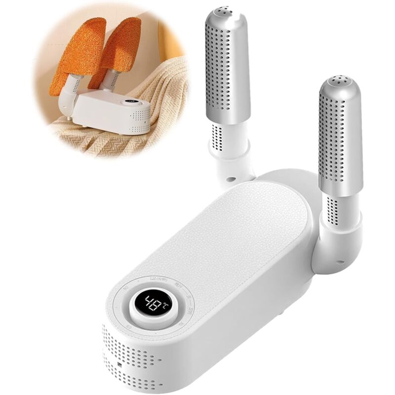 Schuhtrockner mit Smart-Timer, leise und faltbar, geeignet für Schuhe, Handschuhe, Mützen, Socken, Skischuhe