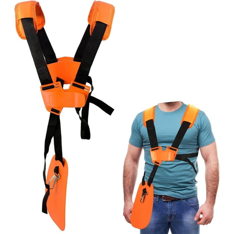 Schultergurt Gurt Doppelschultergur, Tragegurt Motorsense Rasentrimmer Cutter Trimmer Shoulder Strap für Stihl fs Freischneider Stihl Ersatzteile,