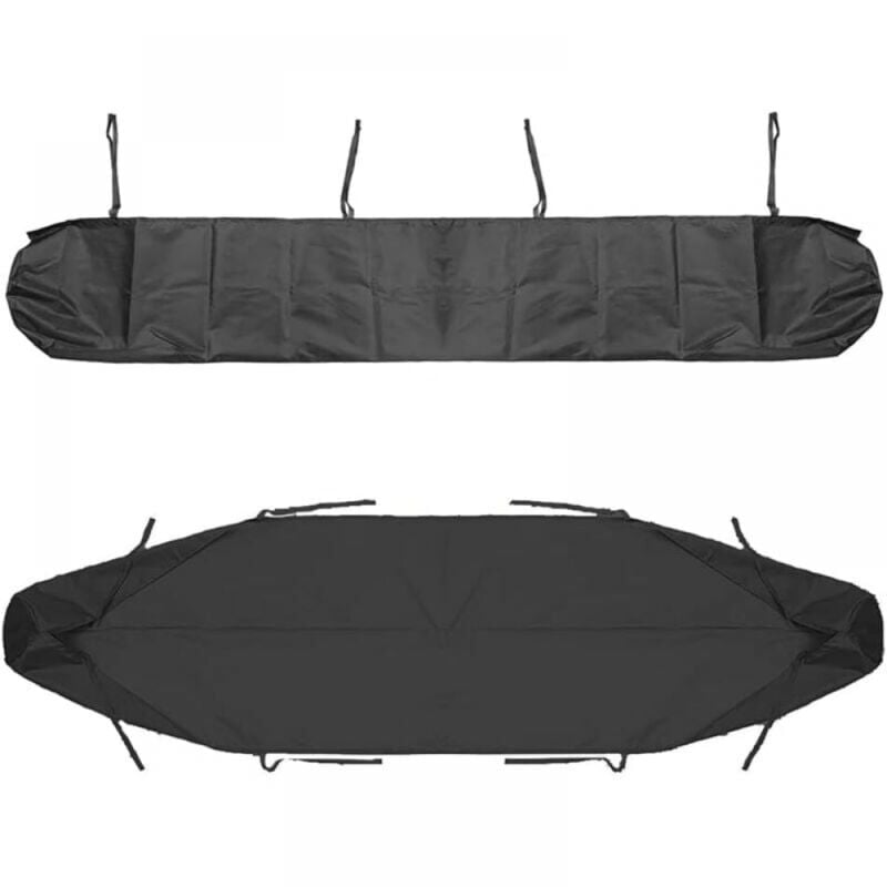 Schutzhülle für Markisen, 3 m Staubschutzhülle für Terrassenmarkisen, schwarze Aufbewahrungshülle für Terrassenmarkisen, wasserdichter Winterschutz