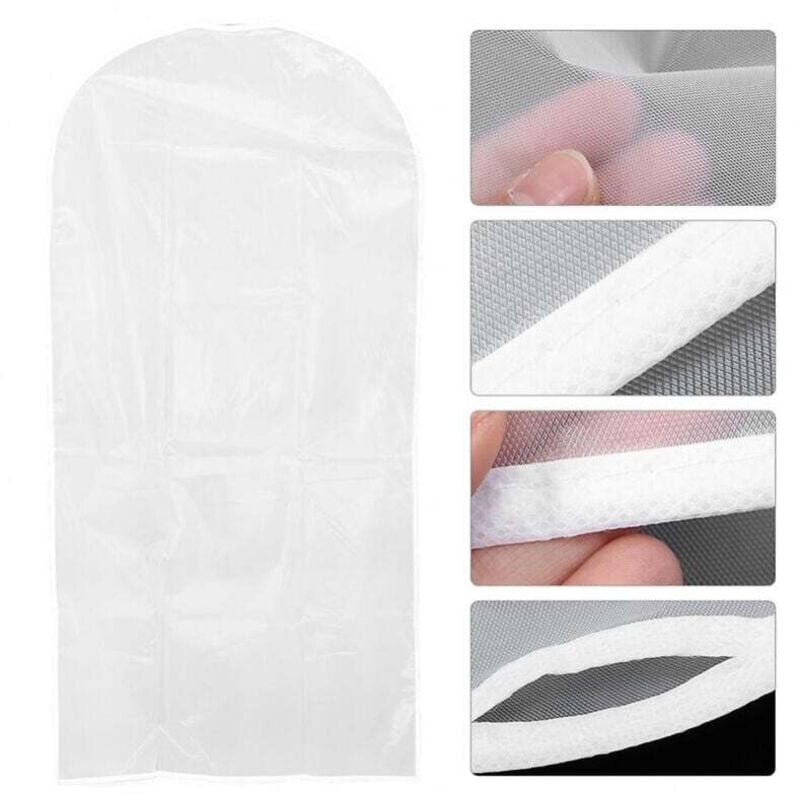 Schutzhüllen zum Aufhängen von Kleidung, für Anzüge, Mäntel, 60 x 80 cm, für Kleiderschränke.