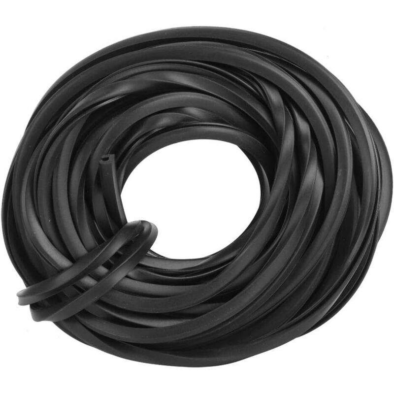 Schwarze Gewächshaus-Verglasungsdichtung, Gewächshaus-Gummiband-Schnurkabel, verschleißfest und langlebig, Gewächshauszubehör für die Glasabdichtung
