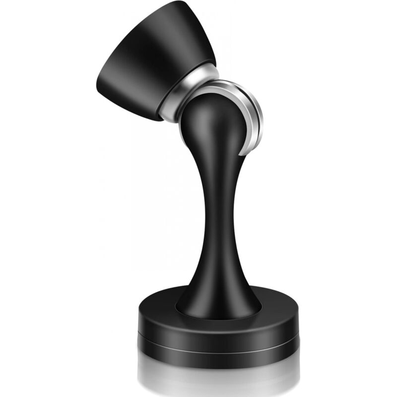 Schwarze magnetische Türstopper zur Montage an der Unterseite der Tür, an der Wand oder am Boden, robuste magnetische Türriegelhalterung, Wandschutz,
