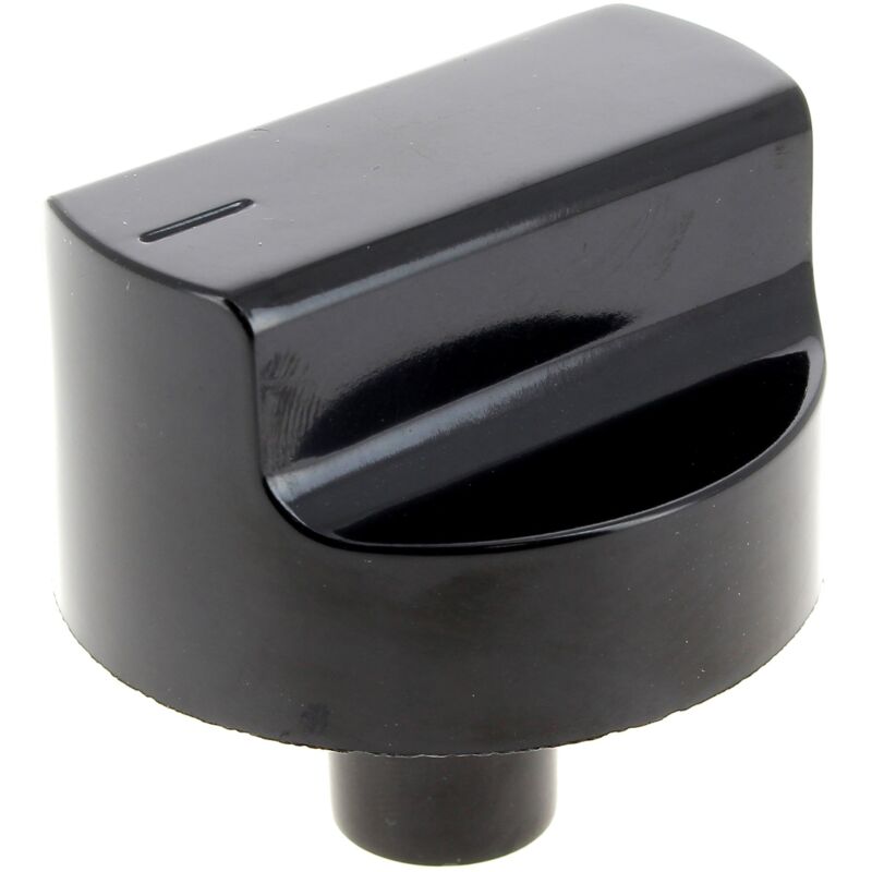 Schwarzer Knopf 6h Gas, m00396547 für Bompani Herd